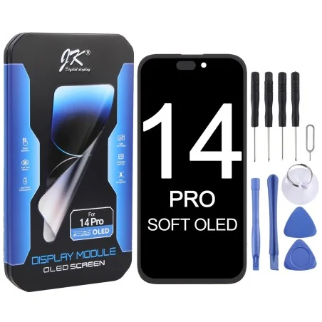 Pantalla Completa OLED JK Soft (LCD + Digitalizador Táctil) para iPhone 14 Pro €92.00