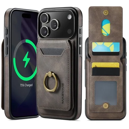 MAGKING K1 MagSafe Abnehmbares Wallet RFID Rückcover Handyhülle für iPhone 17 Pro Max €7.90