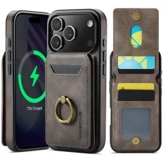 Coque en Cuir MAGKING K1 2-en-1 avec Portefeuille Amovible MagSafe et Protection RFID pour iPhone 17 Pro €7.90