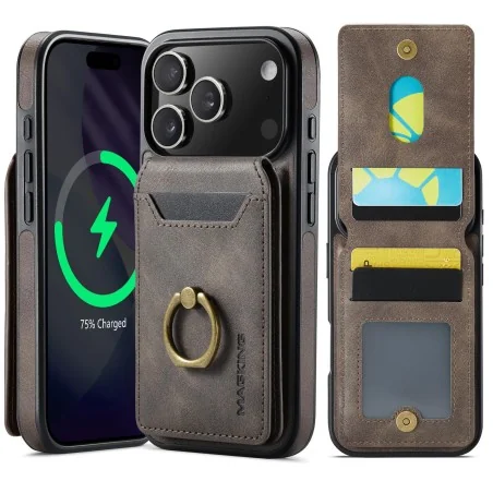 MAGKING K1 2-in-1 MagSafe Detachable Wallet RFID Leather Phone Case for iPhone 17 Pro €7.90
