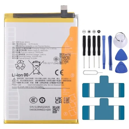 Batería Li-Polímero de Reemplazo BN5Q 5000mAh para Xiaomi POCO C65 / POCO M6 5G / Redmi 13C €7.75