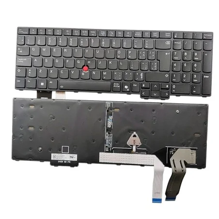 Clavier Canadien Français CF 5N21M39732 2H-BDUECL70141 SN21M39520 PK1338Z3B33 pour Lenovo ThinkPad L16 Gen 1 (Rétroéclairé) €...