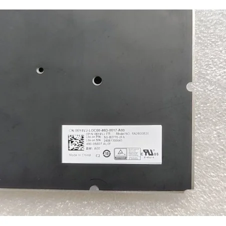 Clavier Français FR 06Y4VJ SG-B2770-2FA SN2B00B20 pour Dell Latitude 7340 (Rétroéclairé)