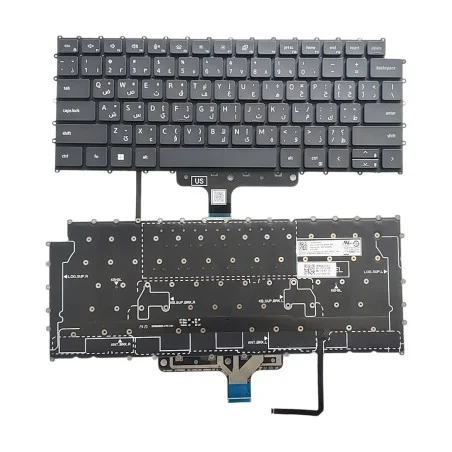 Clavier Arabe AR 002B1Y SG-B4900-3NA pour Dell Latitude 7330 2022 (Rétroéclairé) €16.50