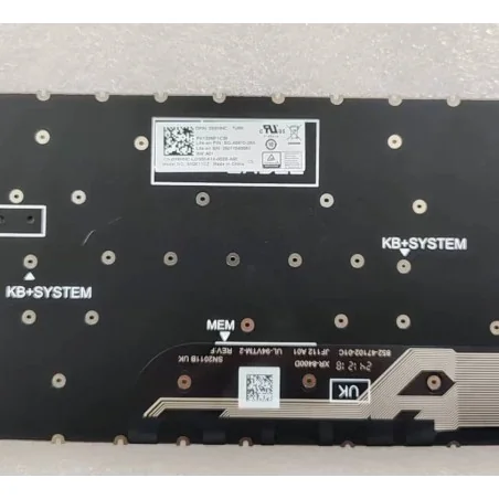 Clavier Turc TR 0X6HNC pour Dell Latitude 3510 3511 3515 3520 5510 5518