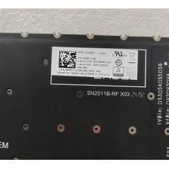 Tastiera Turca TR 0YWR31 SG-A5880-28A PK133MF1D36 per Dell Latitude 3510 3511 3515 3520 5510 5518 (Retroilluminata)