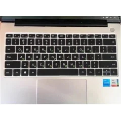 Housse de Clavier Noire en Silicone Personnalisée – Film de Clavier avec Conversion de Langue (Couverture Totale des Touches)