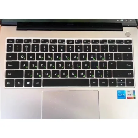 Copritastiera Nera in Silicone Personalizzato – Pellicola Tastiera con Cambio Lingua (Copertura Completa dei Tasti)