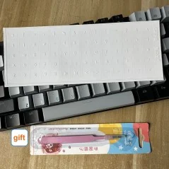 Spanische Tastatur Transferaufkleber – Peel & Leave Zeichen für Desktop & Laptop