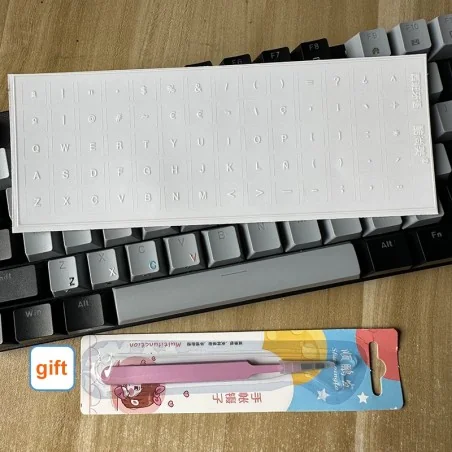 Spanische Tastatur Transferaufkleber – Peel & Leave Zeichen für Desktop & Laptop