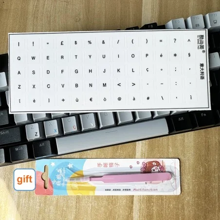 Adesivi a Trasferimento per Tastiera Italiana – Lettere UV Impermeabili e Antigraffio €4.50