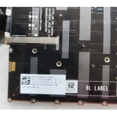 Teclado Hebreo HB SN21G98993 V214520AS1-HB PK132NM2A08 para Lenovo Legion 7 16 (Retroiluminado RGB)