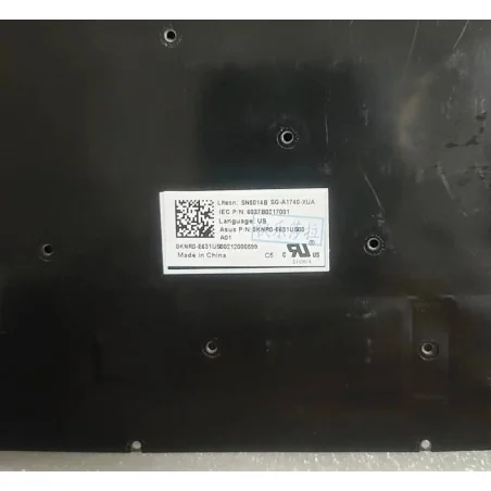 UK English Keyboard SN5014B SG-A1740-XUA for ASUS ROG Zephyrus S17 (RGB Backlit)