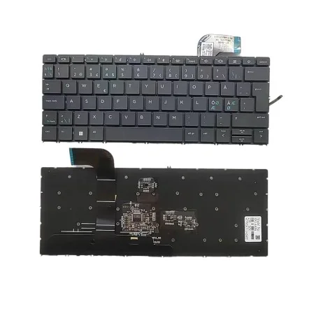 Tastiera Nordica NE Svedese / Finlandese / Norvegese / Danese SN1A92B SG-B1140 per HP ZBook G9 / G10 (Retroilluminata) €26.50