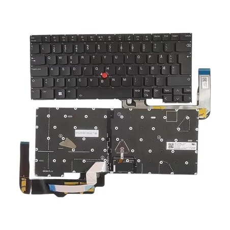 Clavier Norvégien SD SN21D68501 pour Lenovo ThinkPad T14s Gen 3 / X1 Extreme / P1 G5 (Rétroéclairé) €38.50