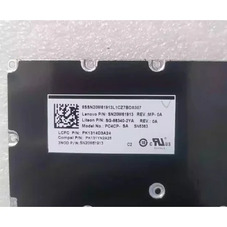 Kroatische / Slowenische Tastatur SA YU SL SN20M61913 SG-86340-2YA PK1314D3A24 für Lenovo IdeaPad 320S-14IKB / 520-14 / 120S-14IAP
