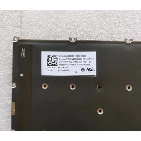 Clavier Hongrois HU SN20W65255 SG-A1810-2GA pour Lenovo Ideapad 5-15ARE05 / 5-15IIL05 / 5-15ALC05 / 5-15ITL05 (Rétroéclairé)
