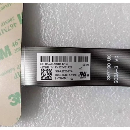 Clavier Croate / Slovène SA YU SL SG-A2220-2YA PK132VB1A22 SN7190BL1 pour HP ZBook Studio G7 / G8 (Rétroéclairé)