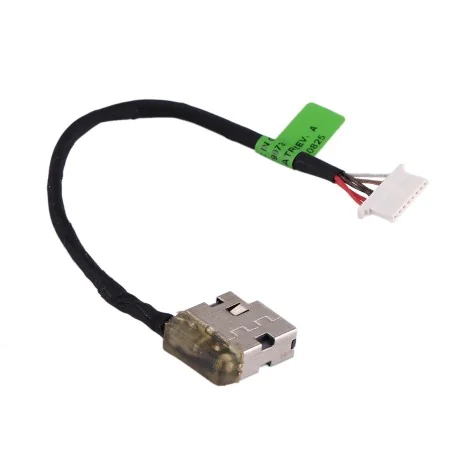 Cable del puerto de carga DC-IN Power Jack 799736 para HP Pavilion 15-AC / 15-AF / 15-AY / 15-DA / 15-DB y HP Envy 15 / 15-ae