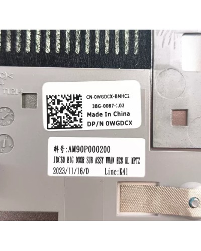 Scocca inferior 0WGDCX AM90P000200 per Dell Latitude 7650 E7650 €47.90