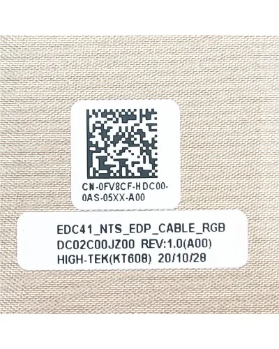 LVDS Flex Video Cable 0FV8CF DC02C00JZ00 for Dell Latitude 5400 5401 €6.95