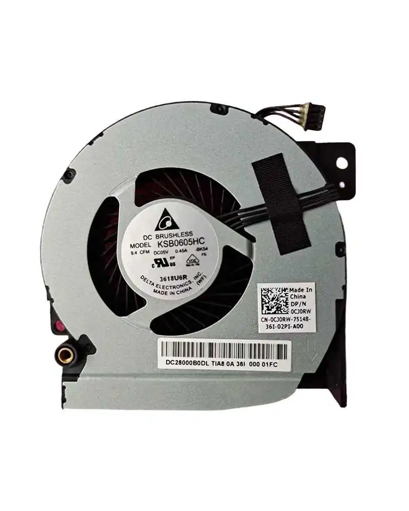 Ventilatore KSB0605HC-BK54 0CJ0RW DC28000B0DL per Dell Precision M5700 M6700 Ventilatore KSB0605HC-BK54 0CJ0RW DC28000B0DL per Dell Precision M5700 M6700