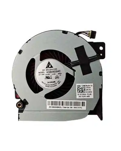 Ventilador KSB0605HC-BK54 0CJ0RW DC28000B0DL para Dell Precision M5700 M6700 €9.50