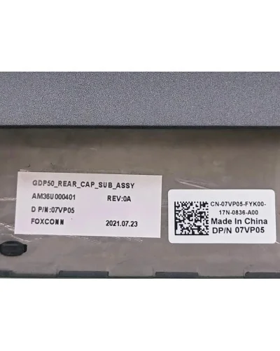 Air Outlet Cooling Cover 07VP05 AM36U000401 for Dell Alienware M15 R5 R6 €28.50
