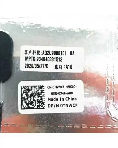 Top LCD back cover 0TNWCF AQ2U9000100 for Dell Latitude 7410 2-in-1 €69.50