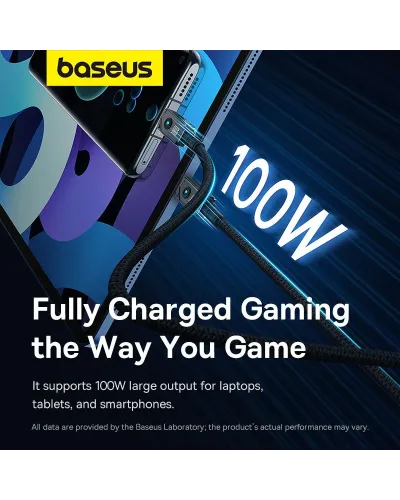 Baseus Type-C zu Type-C 100W Schnellladekabel - Robust & Hochgeschwindigkeit - Senove.com