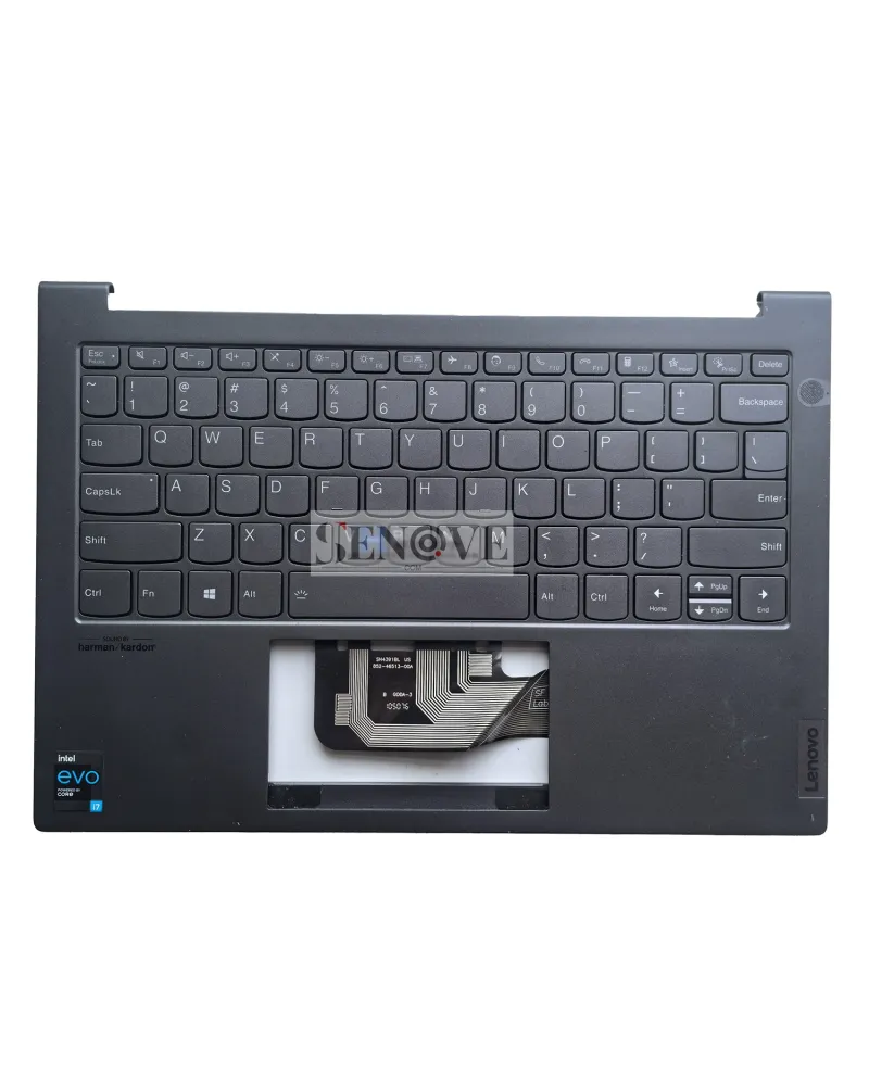 Palmrest upper cover with US version keyboard for Lenovo ThinkBook 13x ITG