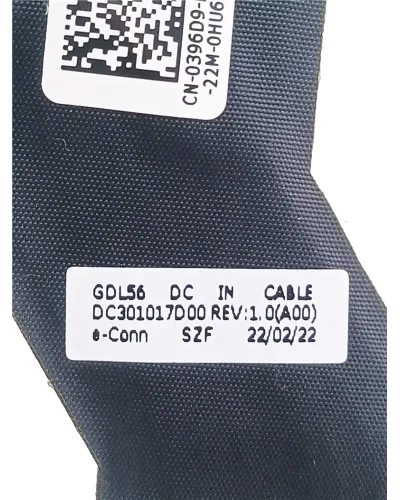 Cable alimentación DC-IN Power Jack 0396D9 DC301017D00 para Dell G15 5510 5511 5515 5520 5521 5525 €6.90