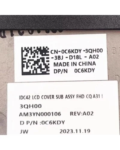 Scocca posteriore monitor 0C6KDY AM3YN000106 per Dell Latitude 7440 E7440 €39.90