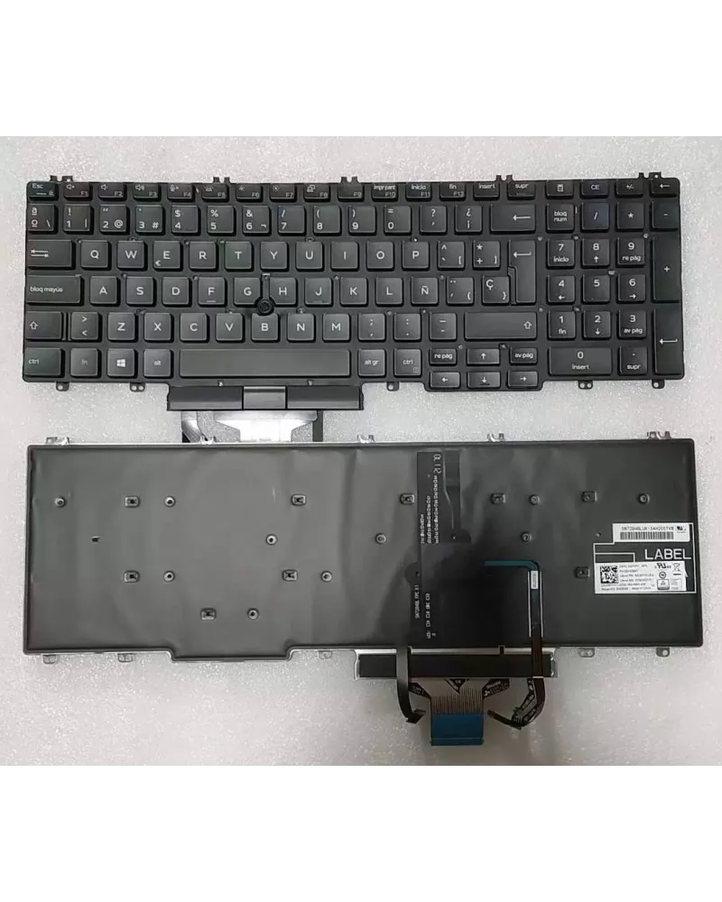 Teclado Versión SP 0XPYPV PK132VX3B21 para Dell Precision 3500 3501 3540 3541 Latitude 5500 5501 5510 5511