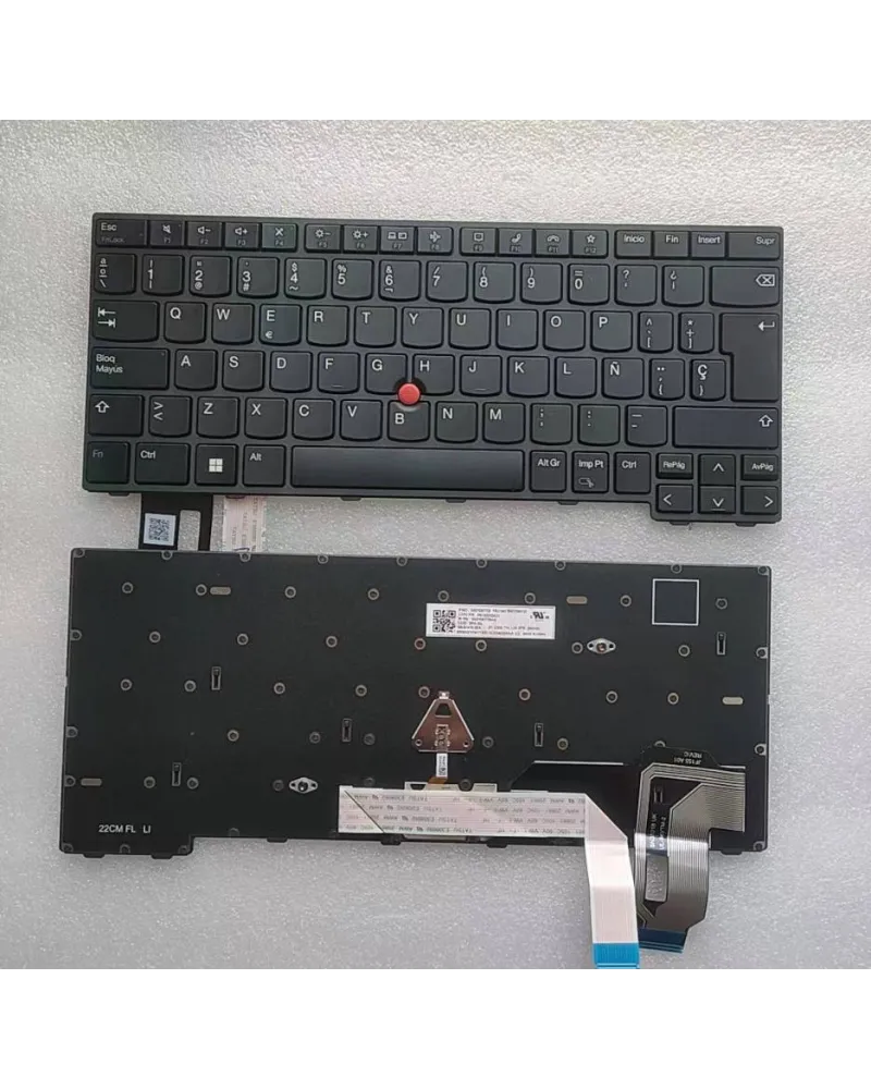 SP version keyboard 5N21D68132 for Lenovo ThinkPad L14 Gen 4