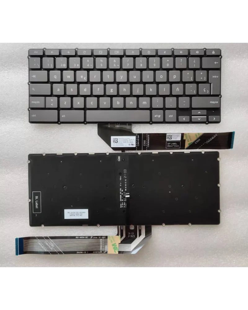 Teclado Versión SP SN20X54601 SN4392BL SG-99930-2EA para Lenovo IdeaPad Flex 5 CB 13IML05