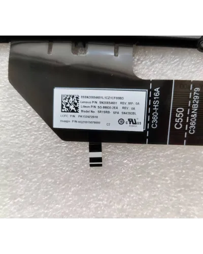 Teclado Versión SP SN20X54601 SN4392BL SG-99930-2EA para Lenovo IdeaPad Flex 5 CB 13IML05