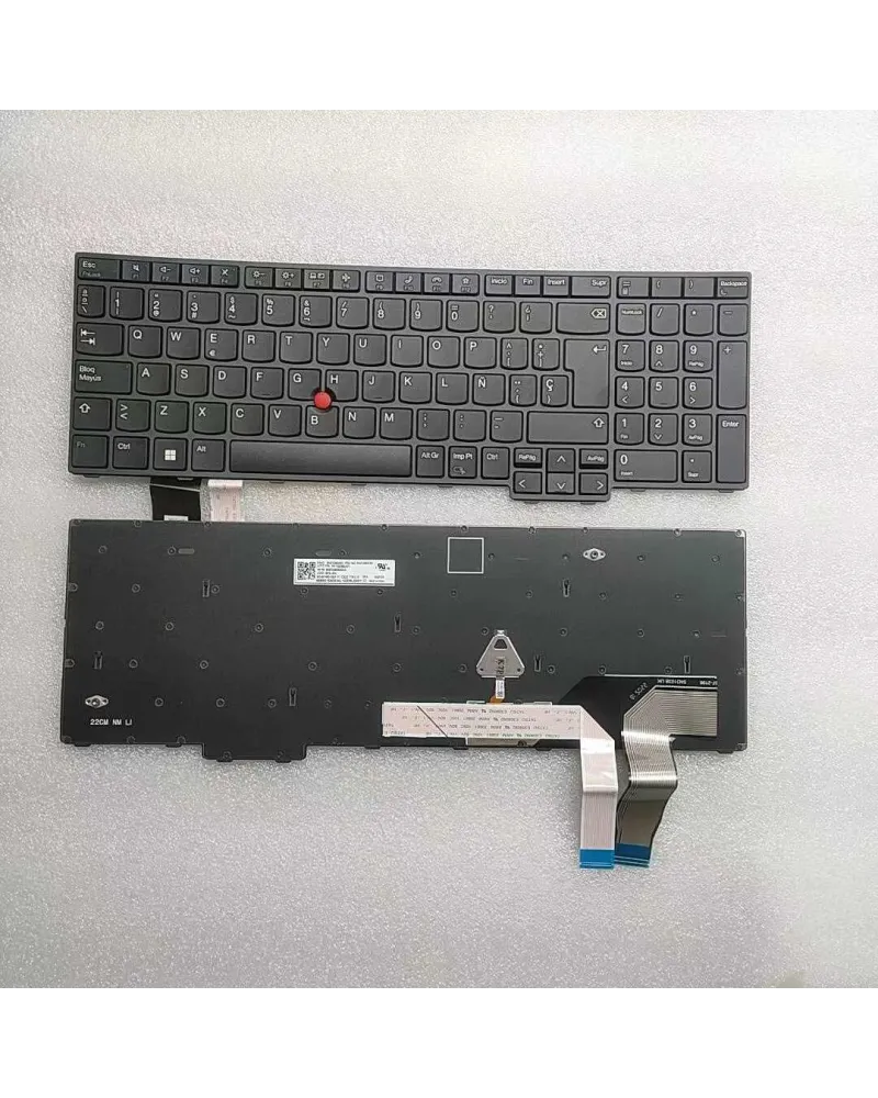 Teclado Versión SP 5N21D93732 para Lenovo ThinkPad P16s Gen 1