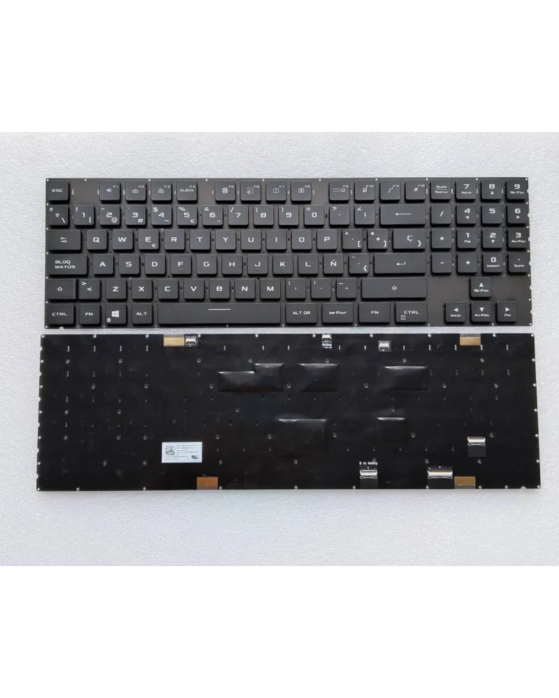 Clavier Version SP 0KNR0-E630SP00 SN5013B SG-A1730-2EA pour Asus Rog Strix Scar 17 G733Z