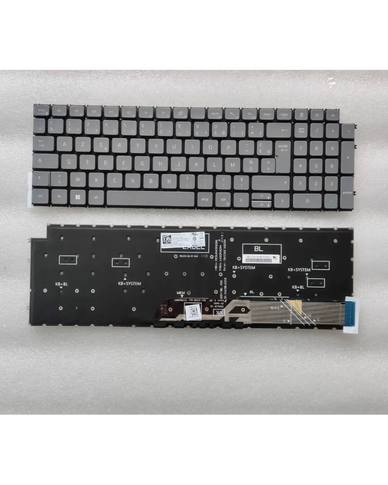Teclado Versión FR 02H1PJ SN2011B1Z SG-A5890-2FA para Dell Inspiron 5510 5515 5518