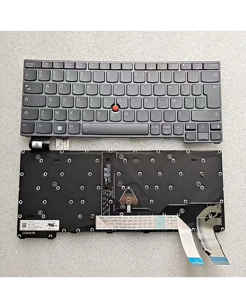 FR version keyboard 5N21H77263 2H-BD6FR for Lenovo ThinkPad X13 Gen 3