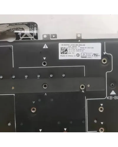 Teclado Versión FR 08HP05 PK133Q71A17 SN2122B SG-B1600-2FA para Dell XPS 13 Plus 9315