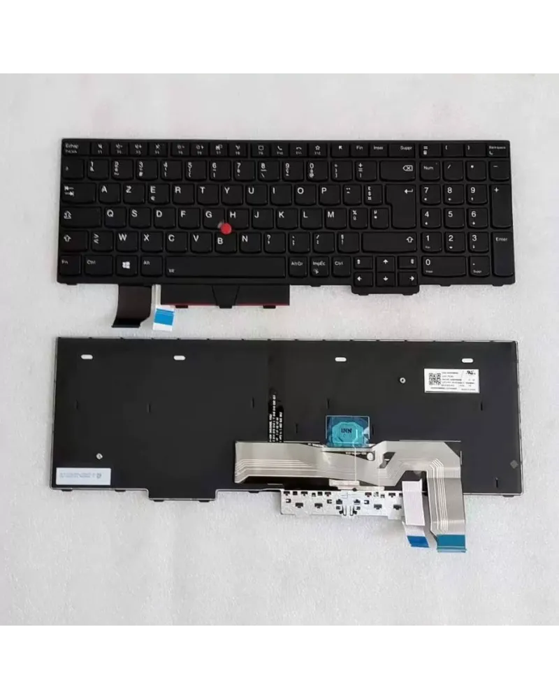 Clavier Version FR 5N20W68299 pour Lenovo ThinkPad L15 Gen 1