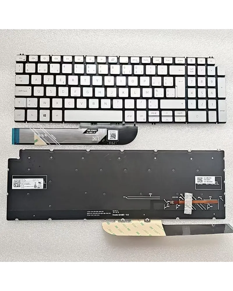 FR version keyboard 0KJ08G 0KN4-0L3BE12 for Dell Inspiron 5584 5590 5594