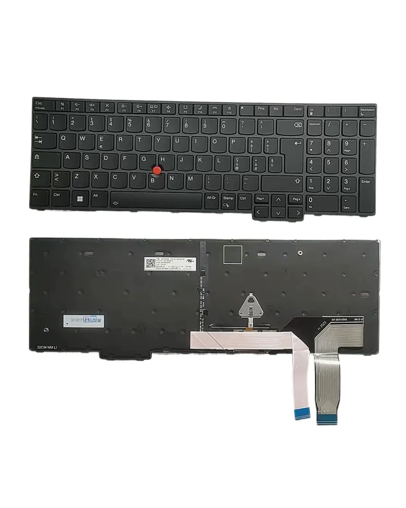 Italienische Tastaturversion SN21D93404 5N21D93702 für Lenovo ThinkPad L15 Gen 3, P16s Gen 1