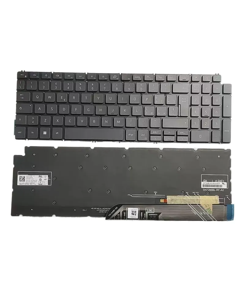 Teclado versión italiana 01T5RF PK133LP3A19 SG-99030-2IA para Dell Inspiron 5584 5590 5594