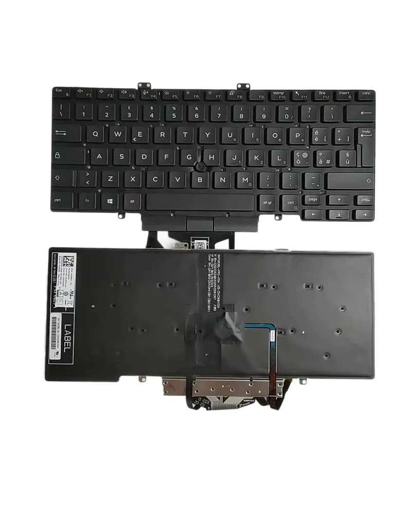 Teclado versión italiana 0KMWGH PK132VW3D19 SG-97510-2IA para Dell Latitude 5400 5401 5410 5411