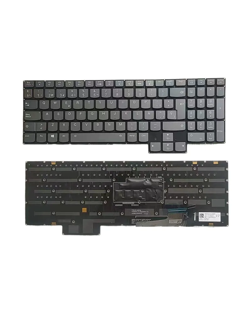 Tastiera versione spagnola SN20X18127 PK132VH1A12 per Lenovo Legion 7-15 Y750 Y9000K