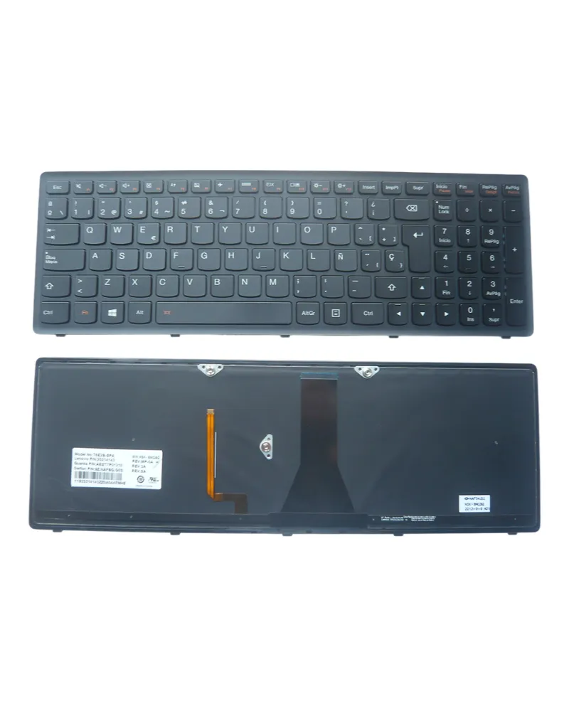 Spanish version keyboard 25214143 NSK-BMGBQ for Lenovo IdeaPad Flex 15