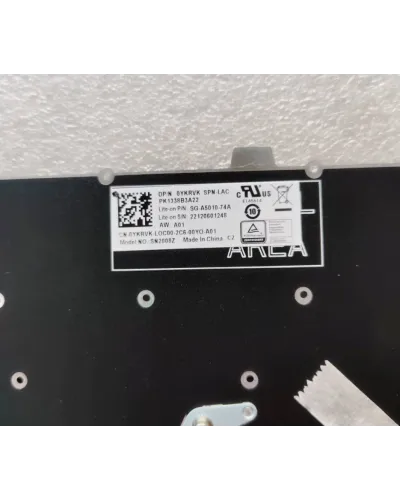 Teclado versión LA española 0YKRVK PK1338B3A22 SG-A5010-74A para Dell Latitude 3120